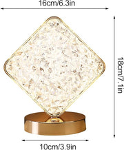 Crystal Diamond LED Table Lamp