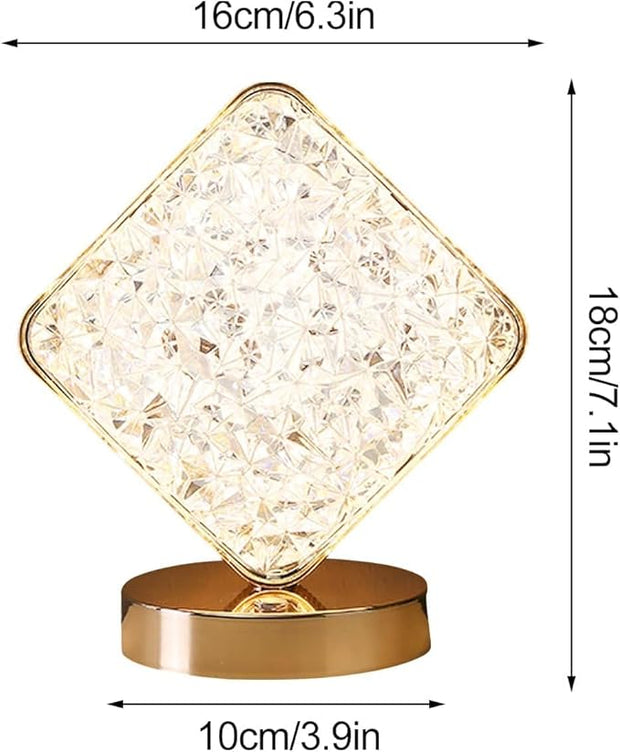 Crystal Diamond LED Table Lamp